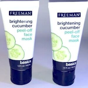 💥Freeman brightening Cucumber Peel-Off Face mask Lot of 2 1.5 FL .OZ /44ml